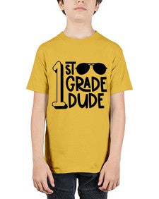 First Grade Dude 135# - first grade - Youth Tee Unisex