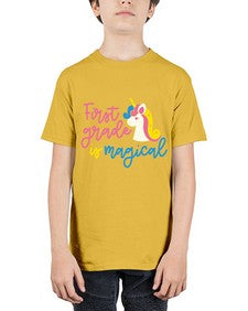 First Grade Is Magical 143# - first grade - Youth Tee Unisex