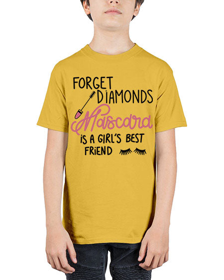 Forget Diamonds Mascara is a Girls Best Friend Style 100# - beauty - fashion - Youth Tee Unisex