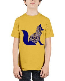 FoxMandalaUpdated 463# - mandala - Youth Tee Unisex