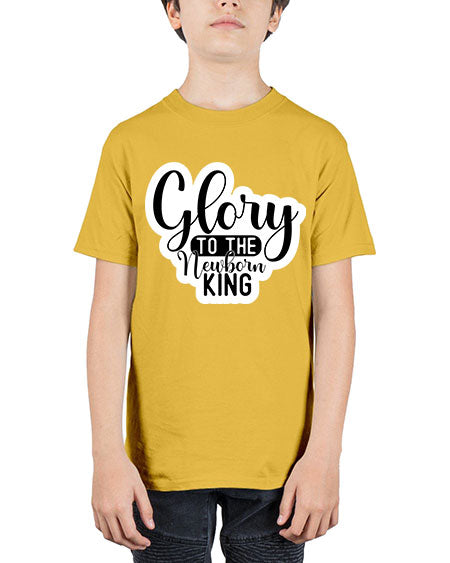 Glory To The Newborn King 320# - baby - Youth Tee Unisex