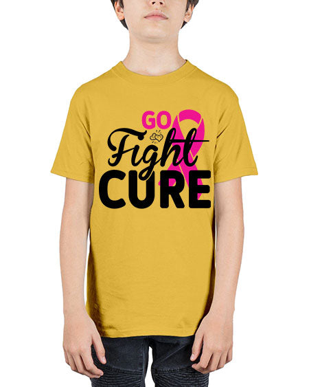 Go Fight Cure 23# - breast cancer - Youth Tee Unisex