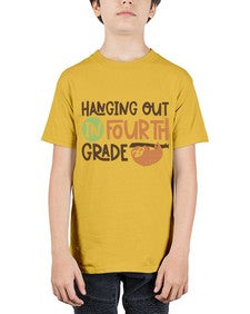 Hanging Out in Fourth 234# - fourth grade - Youth Tee Unisex