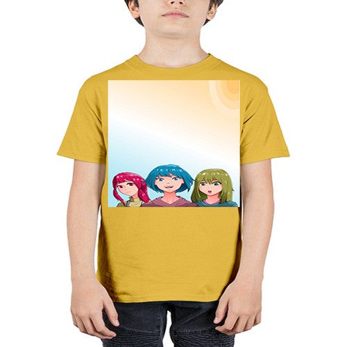 Happy three friend 20# - anime - Youth Tee Unisex
