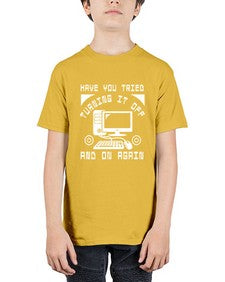 Have you tried turning it off and on again 45# - computer - Youth Tee Unisex