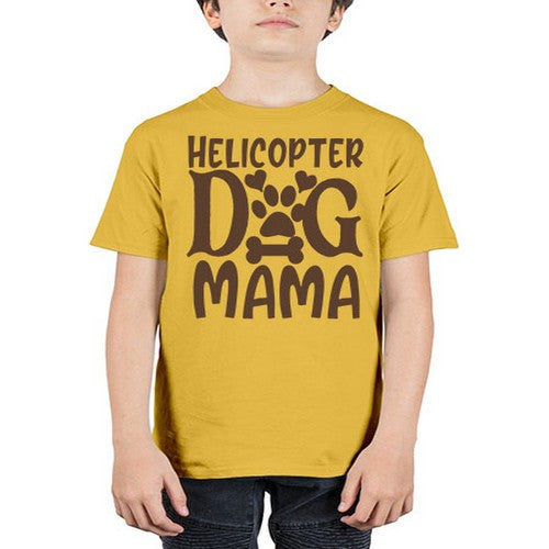 Helicopter Dog Mama Style 87# - dogs - Youth Tee Unisex