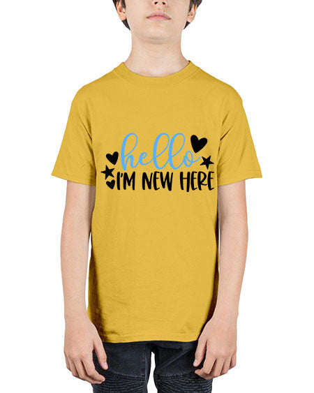 Hello Im New Here Style 328# - baby - Youth Tee Unisex