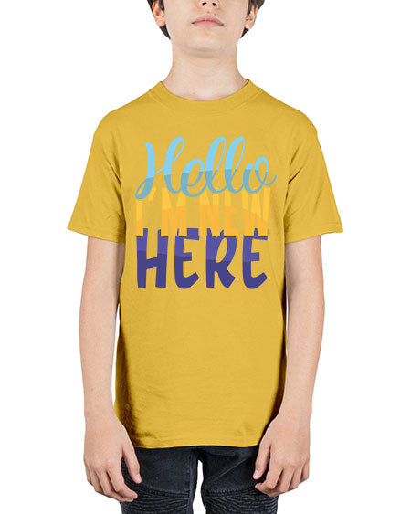 Hello Im New Here Style 87# - baby - Youth Tee Unisex