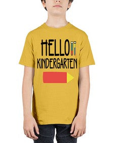 Hello Kindergarten 299# - kindergarten - Youth Tee Unisex