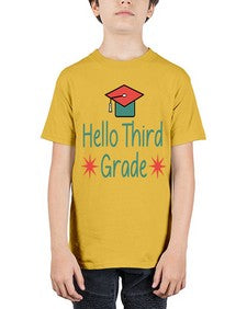 Hello Third Grade 345# - seventh grade - Youth Tee Unisex