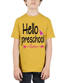 Hello preschool 317# - prek headstart - Youth Tee Unisex