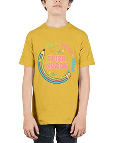 Hello third Grade Pencil 346# - third grade - Youth Tee Unisex