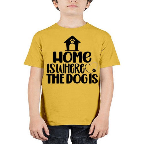 Home Is Where The Dogis Style 20# - dogs - Youth Tee Unisex