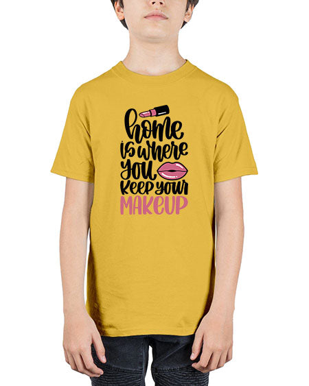Home Is Where You Keep Your Makeup Style 87# - beauty - fashion - Youth Tee Unisex