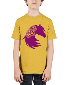HorseFaceMandala 535# - mandala - Youth Tee Unisex