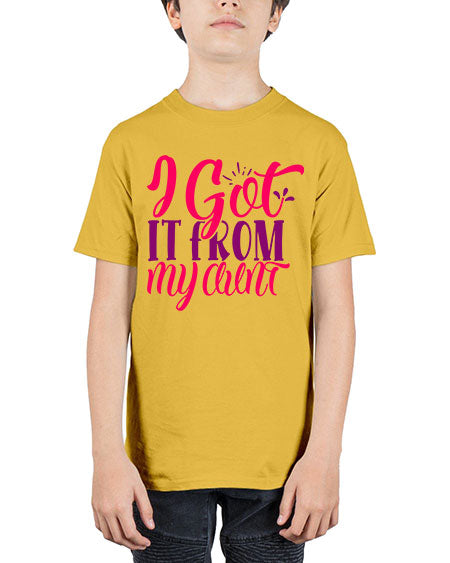 I Got It From My Aunt Style 94# - baby - Youth Tee Unisex