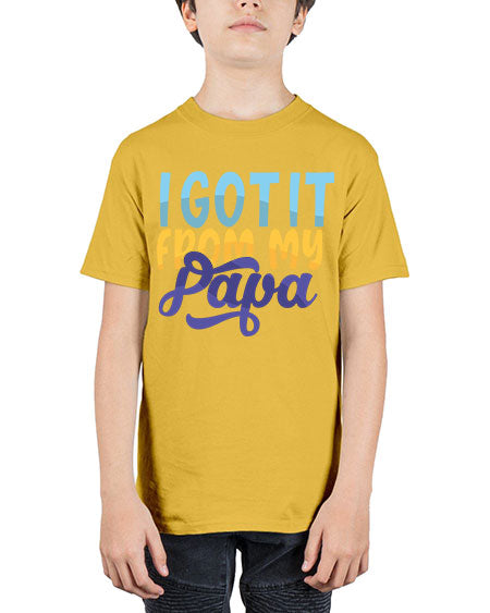 I Got It From My Papa Style 98# - baby - Youth Tee Unisex