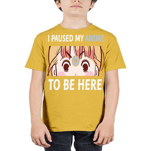 I Paused My Anime To Anime 244# - anime - Youth Tee Unisex