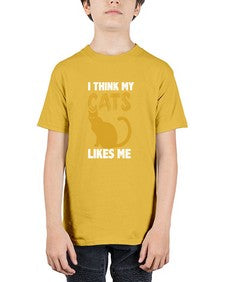 I Think My Cats - cats - Youth Tee Unisex