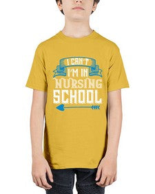 I cant im in nursing school Style 879# - nurse - Youth Tee Unisex