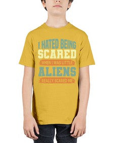 I hated being scared when i was little 13# - ufo - Youth Tee Unisex
