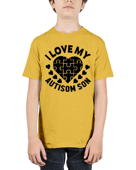I love my Style 45# - autism - Youth Tee Unisex