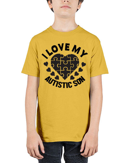 I love my Style 46# - autism - Youth Tee Unisex