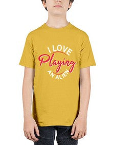 I love playing and alien 19# - ufo - Youth Tee Unisex