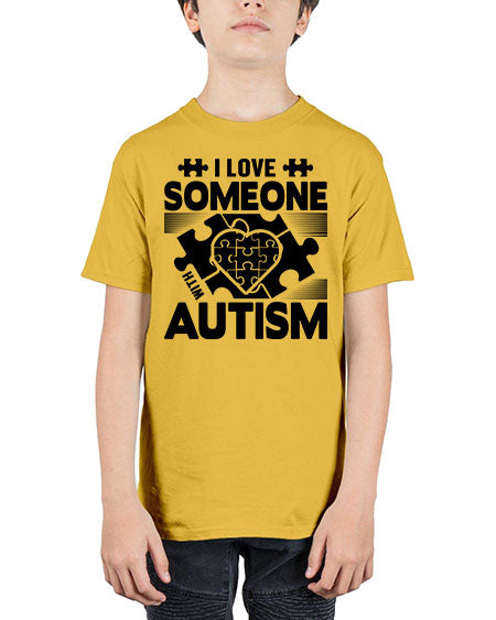 I love someone Style 47# - autism - Youth Tee Unisex