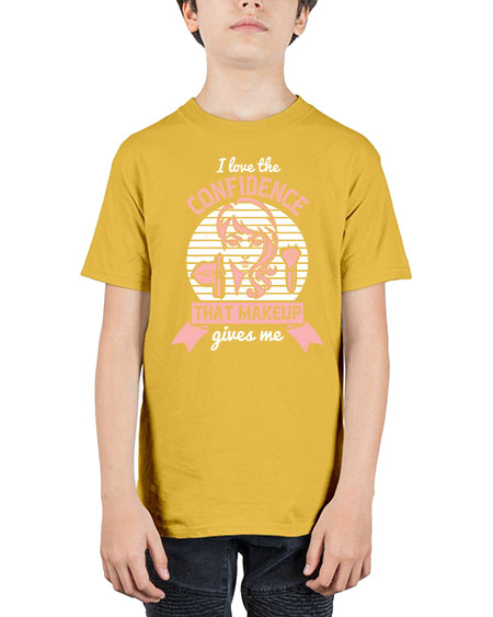 I love the confidence that makeup gives me Style 207# - beauty - fashion - Youth Tee Unisex