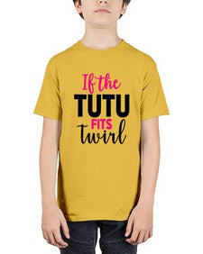 If the tutu fits twirl 137# - ballet - Youth Tee Unisex