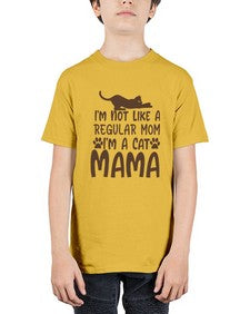 Im Not Like A Regular Mom Im A Cat Mama Style 17# - cats - Youth Tee Unisex