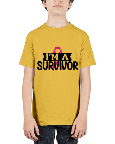 Im a Survivor 17# - breast cancer - Youth Tee Unisex