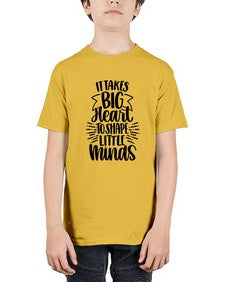 It Takes Big Heart To Shape Style 1002# - teacher - Youth Tee Unisex