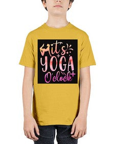 It s yoga O clock  345# - yoga - Youth Tee Unisex