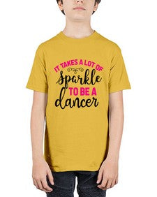 It takes a lot of sparkle to be a dancer 144# - ballet - Youth Tee Unisex