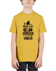 It takes a lot of sparkle to be a dancer 145# - ballet - Youth Tee Unisex