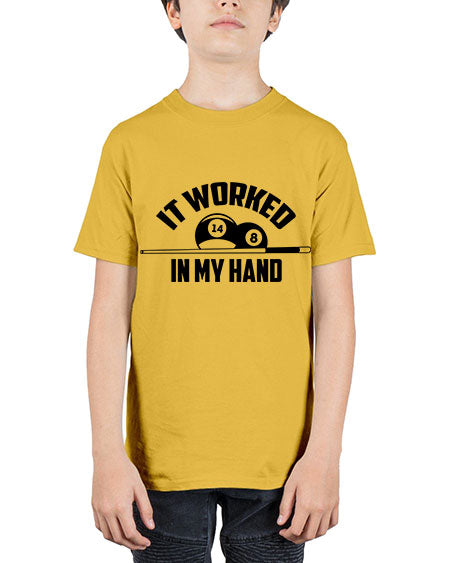 It worked in my hand 1000# - billards - Youth Tee Unisex