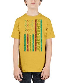 Juneteenth Freedom Day Afro Usa Flag Png 23# - black juneteenth - Youth Tee Unisex