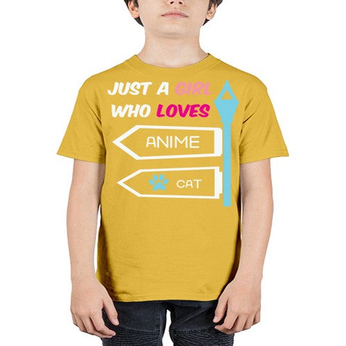 Just A Girl Who Loves Anime 264# - anime - Youth Tee Unisex