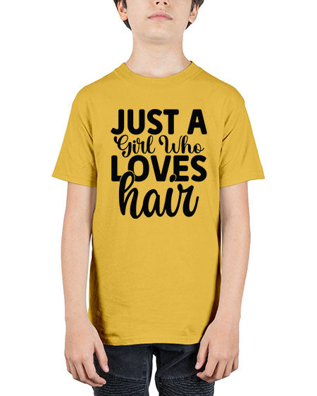 Just A Girl Who Loves Hair 1018# - hairdresser - Youth Tee Unisex