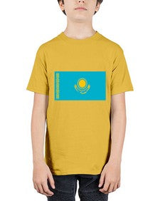 Kazakhstan 1032# - world flags - Youth Tee Unisex