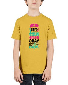Keep Calm And Okay Not That Calm Style Style 1021# - nurse - Youth Tee Unisex