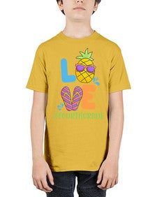 LOVE fourth Grade Summer Pineapple 516# - fourth grade - Youth Tee Unisex