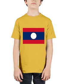 Laos 1111# - world flags - Youth Tee Unisex