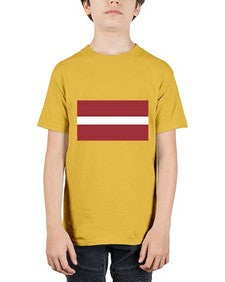 Latvia 1117# - world flags - Youth Tee Unisex