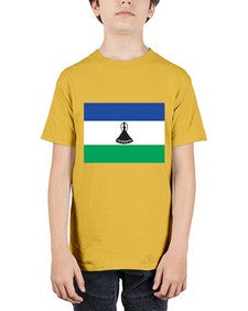 Lesotho 1129# - world flags - Youth Tee Unisex