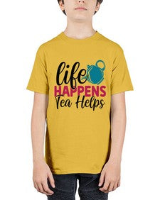Life Happens Tea Helps 1310# - tea - Youth Tee Unisex