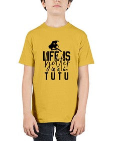 Life is better in a tutu 154# - ballet - Youth Tee Unisex