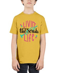 Livin The Scrub Life Style Style 1067# - nurse - Youth Tee Unisex